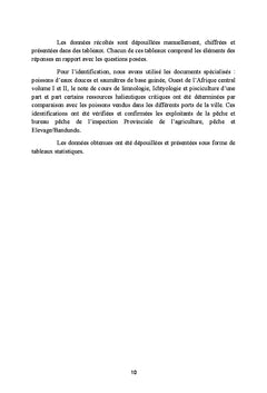 Reflexion sur les ressources haliutiques de Bandundu-Ville