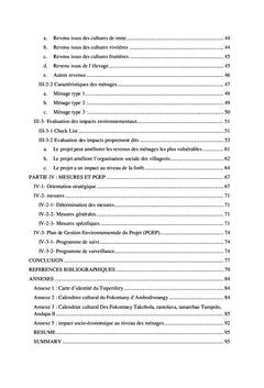 Contribution à l'étude de durabilité du projet de domestication poivre