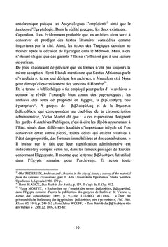Origine et diffusion des bibliotheques en Grece Ancienne