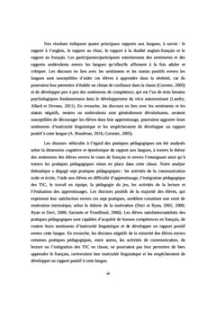 Pédagogie en milieu linguistique minoritaire: rapport aux langues ...