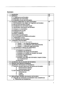 Pratique de la formation en entreprise