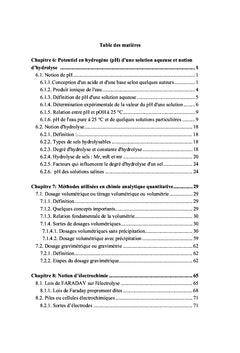 Recueil d'exercices de notes de cours de chimie