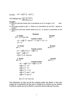 Recueil d'exercices de notes de cours de chimie
