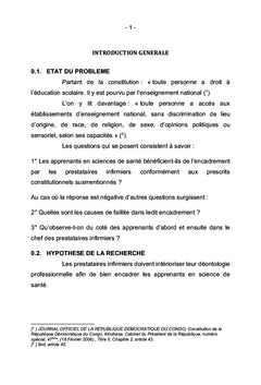 Lecture du manager sur l'encadrement des apprenants en sciences de san