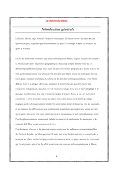 Le charme du Maroc