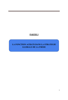 Fonction achats et management stratégique des firmes: Cas du Cameroun