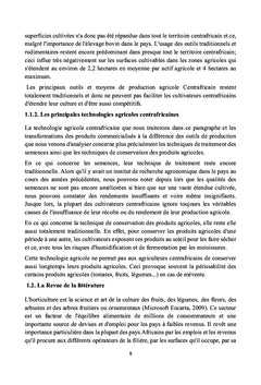 Politique agricole/sécurité alimentaire en République centrafricaine