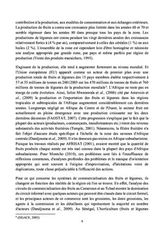 Politique agricole/sécurité alimentaire en République centrafricaine