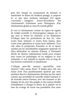 Ma foi de théologien africain aujourd'hui