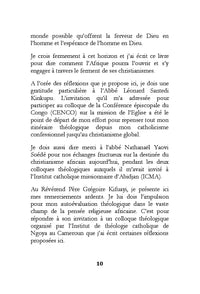 Ma foi de théologien africain aujourd'hui