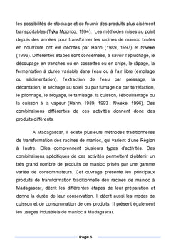 Le manioc: