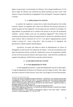 Tensions foncieres en pays Baoule