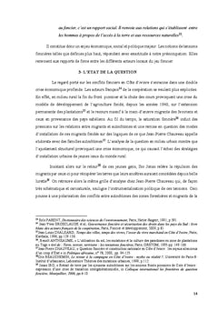 Tensions foncieres en pays Baoule