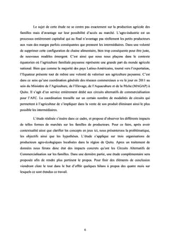 Une alternative économique pour l'agriculture familiale paysanne