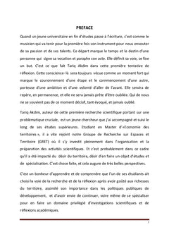 Aires métropolitaines, territoires et projet régional au Maroc