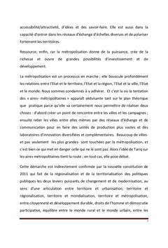 Aires métropolitaines, territoires et projet régional au Maroc