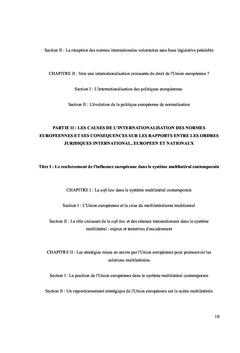 La détermination du droit de l'UE par le droit international