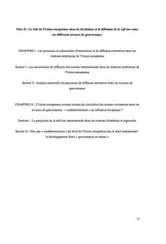 La détermination du droit de l'UE par le droit international