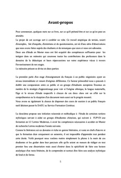 Didactique du FLe et du FOU aupres d'un public etranger