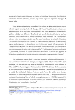 La Signification Des Actions Des Missions Diplomatiques Américaines en Haïti