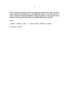 Recueil d'exercices de notes de cours de chimie