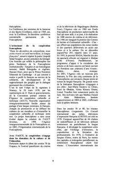 La Génie encyclopédie culturelle de l'Afrique Francophone
