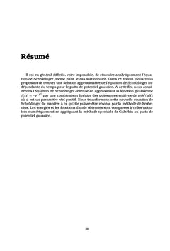 Recherche d'une solution approximative en série de Frobenius