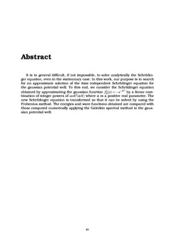 Recherche d'une solution approximative en série de Frobenius