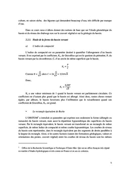 Cours d'hydrologie et de chimie des eaux
