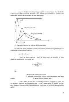 Cours d'hydrologie et de chimie des eaux
