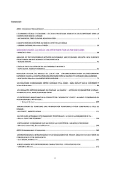 Actes du Colloque International de Recherche en economie et Gestion'17