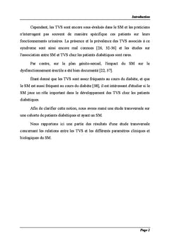 Troubles vésicosphinctériens et syndrome métabolique