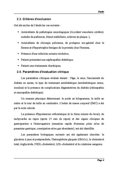 Troubles vésicosphinctériens et syndrome métabolique