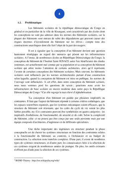 Les normes conceptuelles d'un bâtiment scolaire