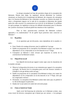 Les normes conceptuelles d'un bâtiment scolaire