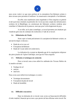 Les normes conceptuelles d'un bâtiment scolaire
