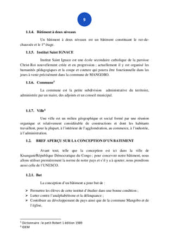 Les normes conceptuelles d'un bâtiment scolaire