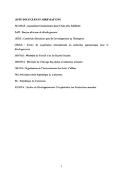 Abattoir industriel SODEPA de Yaoundé : impacts des reformes