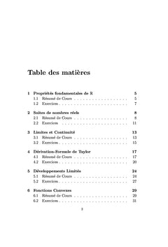 Analyse Mathématique