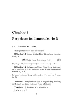 Analyse Mathématique