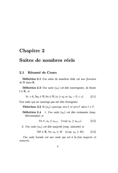 Analyse Mathématique