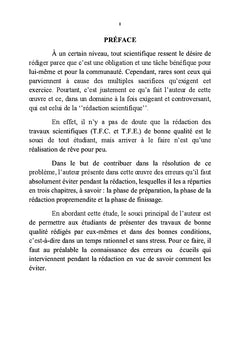 Les erreurs à éviter dans la rédaction d'un T.F.C. ou d'un T.F.E.