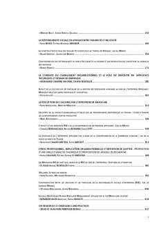 Actes du Colloque International de Recherche en Economie et Gestion'17