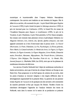 Amélie Nothomb: la problématique du vrai