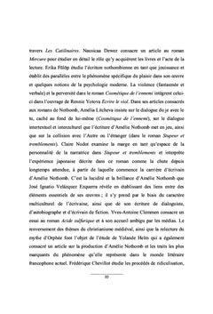 Amélie Nothomb: la problématique du vrai
