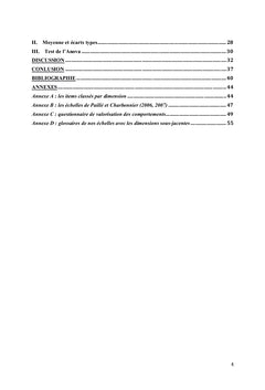 Le travail posté et les comportements de citoyenneté organisationnelle
