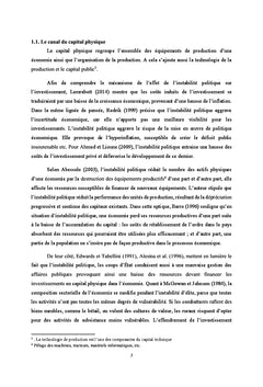Instabilité politique et développement financier en RCA