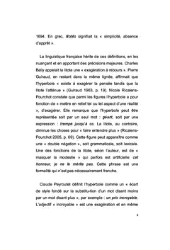 L'hyperbole et la litote dans le roman «Gargantua et Pantagruel»