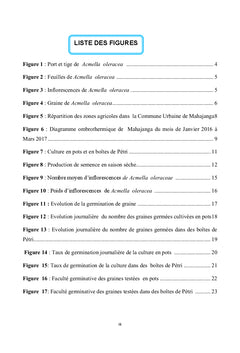Influences de la variation saisonnière sur la production de semence