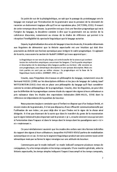 Syntaxe, pragmatique et délocutivité